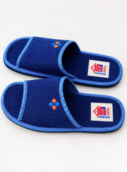 [HEM001-37-39] Premium Natural Hemp Indoor Slippers (Orange, 37-39)