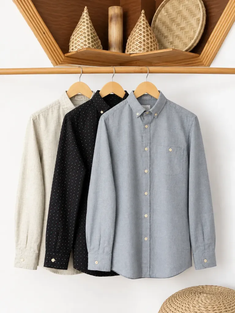 Men’s Natural Hemp-Blend Shirt for Everyday Use