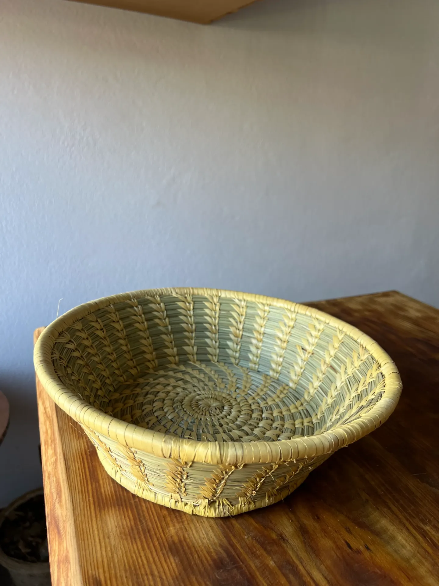 [KAS013] Handwoven  reed & wild grass   gamala Fruit and Vegetable Basket