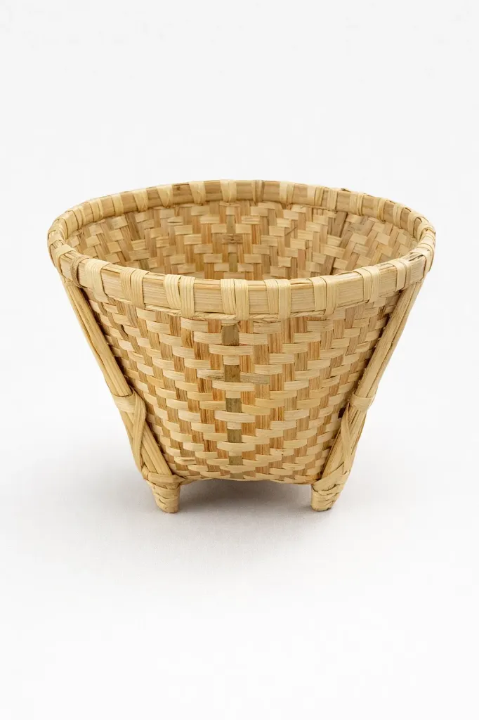 [BAM004] Handmade Bamboo Dalo – Multi-Purpose Basket