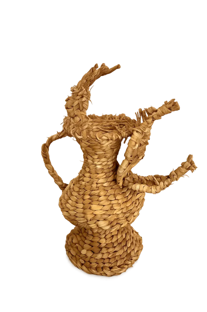 [STR010] Diyo – Decorative Rice Straw Oil Lamp